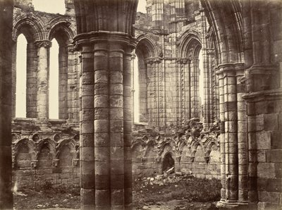 Whitby Abbey, Yorkshire, Nordquerhaus von Benjamin Brecknell Turner